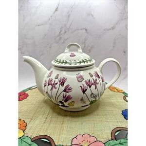 Vintage Portmeirion Cyclamen Butterflies Botanic Garden Teapot
